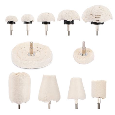 Makitoyo 11Pcs Buffing Wheel Set for Drill, Polishing Wheel Kit with 1/ ...