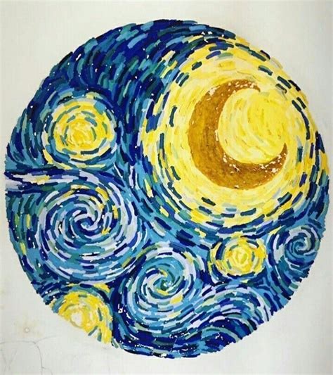Van Gogh Starry Night Tutorial 的图像结果