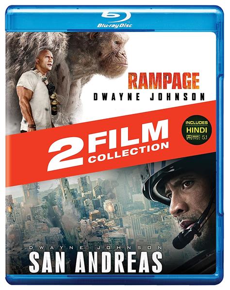 Dwayne Johnson 2 Action Movies Collection - Rampage + San Andreas (2 ...
