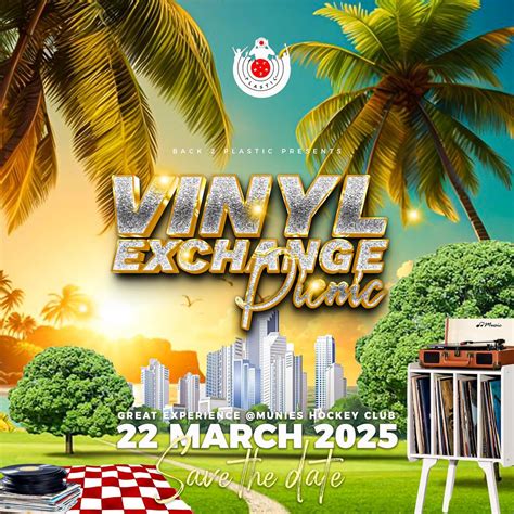 Vinyl Exchange 2025, Munies Hockey Club, Durban, 22 March 2025 | AllEvents