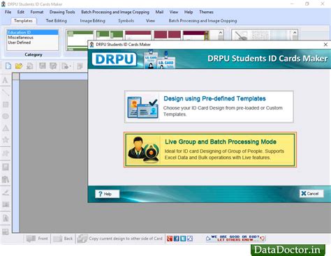 Student ID Cards Maker Software designs multiple student ID Cards using ...