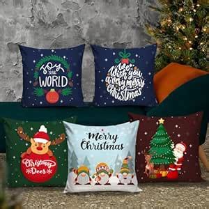 Buy TIED RIBBONS Decorative Printed Set of 5 Christmas Characters ...