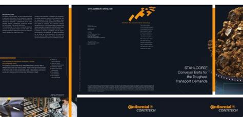 Conveyor Belt Solutions - Continental Industry Contitech - PDF Catalogs ...