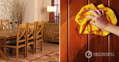 What to use for cleaning wooden furniture - how to remove dirt from ...