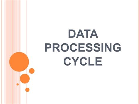 Image result for Data Processing Cycle Example