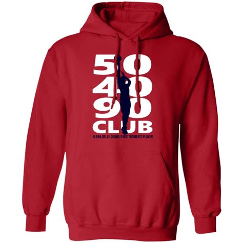 Elena Delle Donne 50-40-90 Club T-Shirts, Hoodies, Long Sleeve
