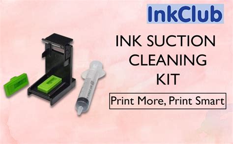 Inkclub Ink Suction Tool Cleaning kit for HP 678/818/802/901/854/703 ...