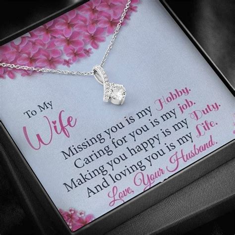 Special Gift for Wife with Quote Message Card by Fabunora | ON SALE