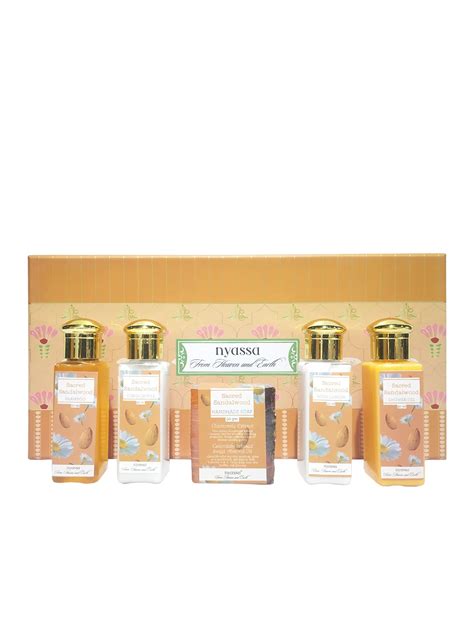 Buy Nyassa Sacred Sandalwood Bath Ritual Gift set containing a Soap ...