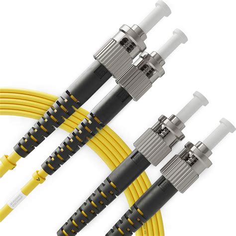 Buy ST to ST Fiber Patch Cable Single Mode Duplex - 10m (32.8ft) - 9 ...