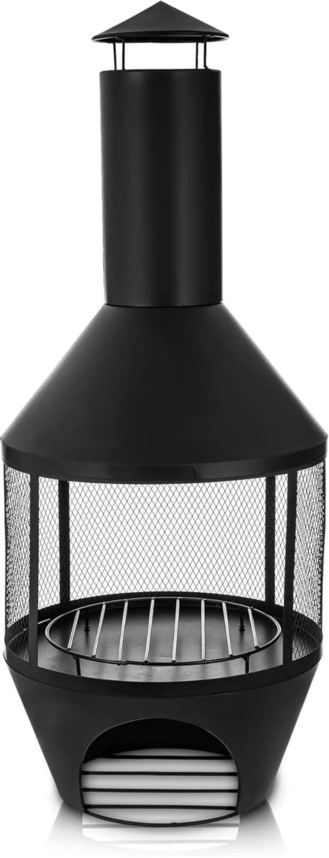 Buy FiNeWaY Stunning Camino Chiminea Fire Pit Log Burner Heater ...