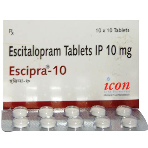ESCIPRA 10MG TABLET Price, Uses, Side Effects, Composition - Apollo ...