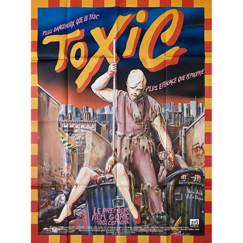 THE TOXIC AVENGER French Movie Poster - 47x63 in. - 1984