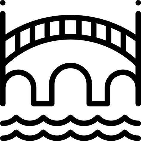Bridge Detailed Rounded Lineal icon | Freepik