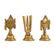 Buy Superfine Brass Symbols of Lord Tirupati Balaji - Shankh, Chakra ...