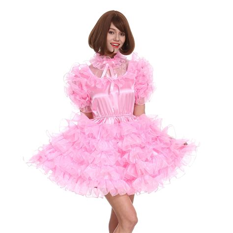 Buy GOceBaby Sissy Girl Maid Huge Puff Ball Sleeves Lockable Puffy Pink ...