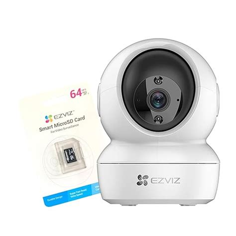 EZVIZ CS-H6C 1080p Indoor Wi-Fi Smart Security Camera with 64GB Micro ...