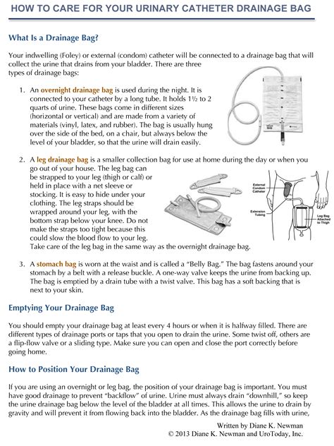 Leg Bag Catheter Care Instructions – DUZNS