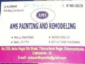 AMS Painting And Remodeling - Painter - COIMBATORE | Vkno - We Know