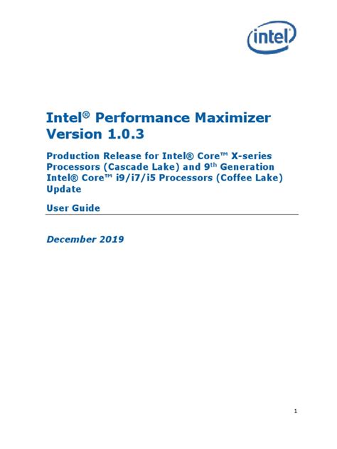 Image result for Intel Performance Optimization