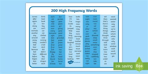 What are High Frequency Words? | Twinkl Teaching Wiki