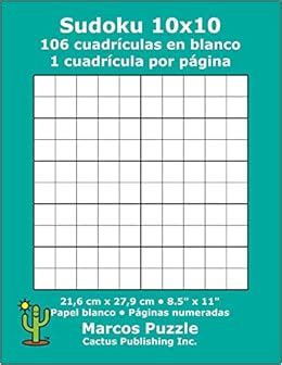 Buy Sudoku 10x10 - 106 cuadrículas en blanco: 1 cuadrícula por página ...