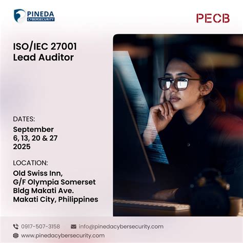 PECB ISO/IEC 27001 Lead Auditor Training and Certification , Old Swiss ...