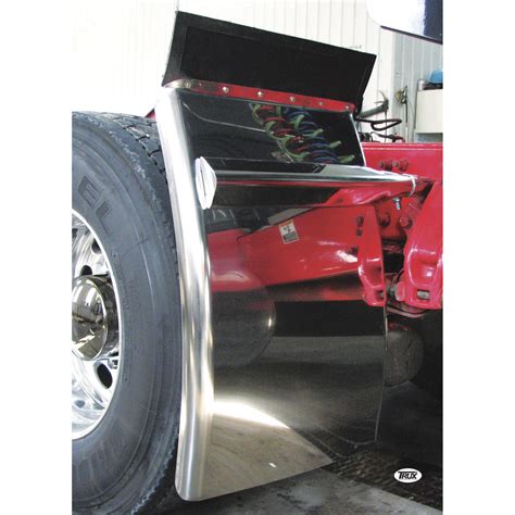 TRUX Full Poly Semi-Truck Fenders with Mounting Kit — 24in.W x 133in.L ...