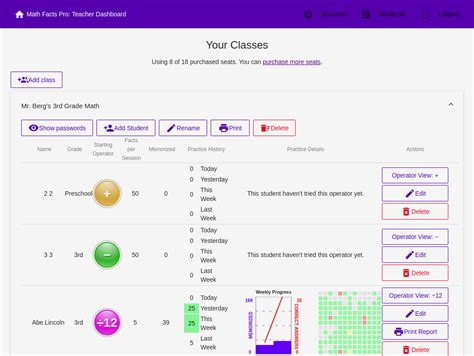 Image result for Math Facts Pro Tutorial