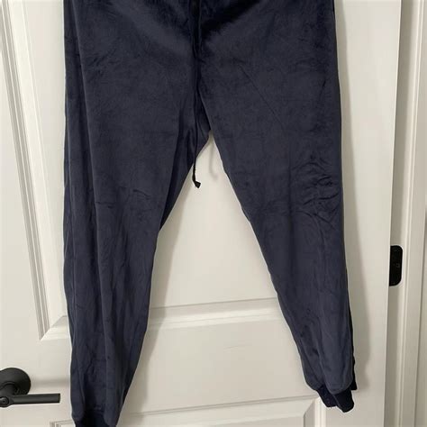 Plush comfy black pajama set!! - super comfy - worn... - Depop