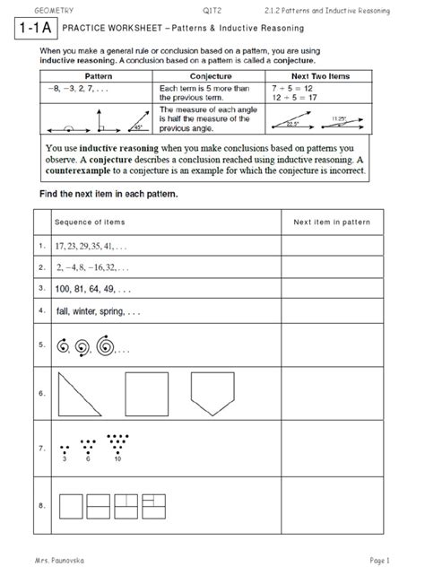 Image result for Inductive Reasoning Geometry