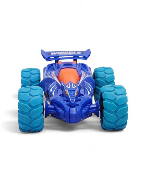 60 Rotating Stunts Fiction Race Car - Blue LMI12608 – Toyloft