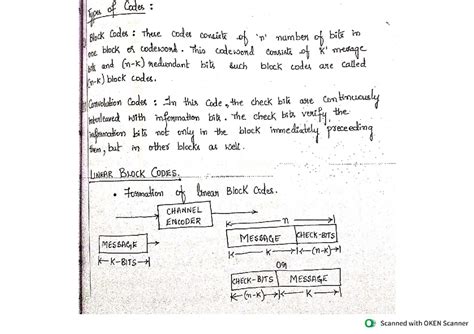 M4 DC Notes: Understanding Block and Convolution Codes - Studocu