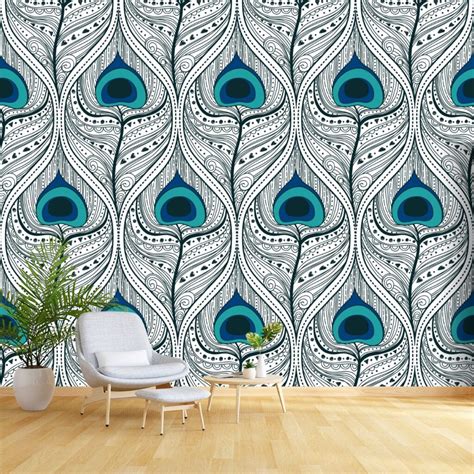 10 Best Mor Pankh Wallpaper Design for Your Home Decor - Magicdecor®