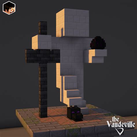 Image result for Minecraft Stone Mob Statue Tutorial