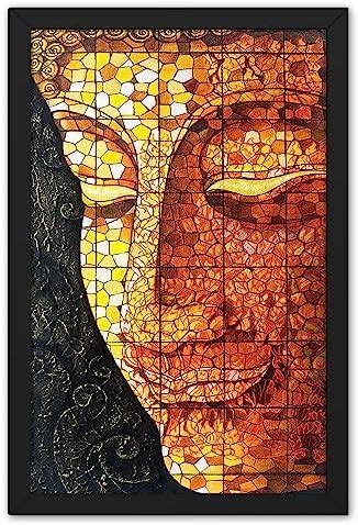 Ritwika's Wall Art Painting Of Lord Buddha's Blocks And Stone Build ...