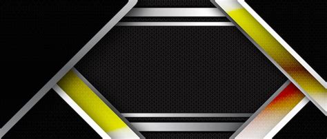 Background black silver metal 05 | Premium Vector