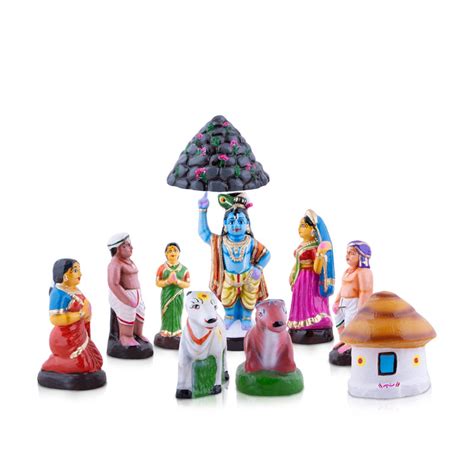 Giri - Govardhan Hill Set | Golu Dolls | Navratri Bommala Koluvu — Giri ...