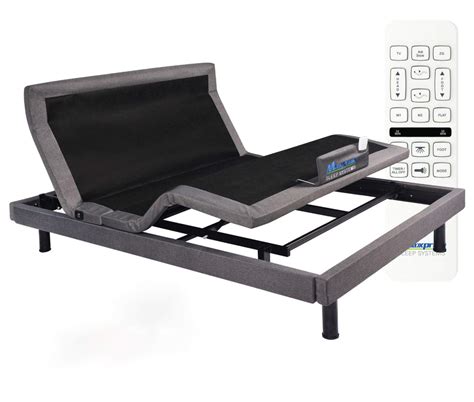 Buy Maxxprime Adjustable Bed Base, Wall Hugger Electric Bed Frame with ...