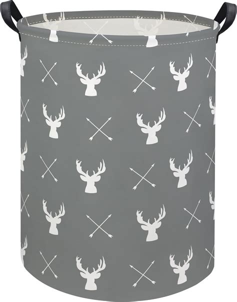 Amazon.com: Laundry Hamper with Handles Collapsible Canvas Laundry ...