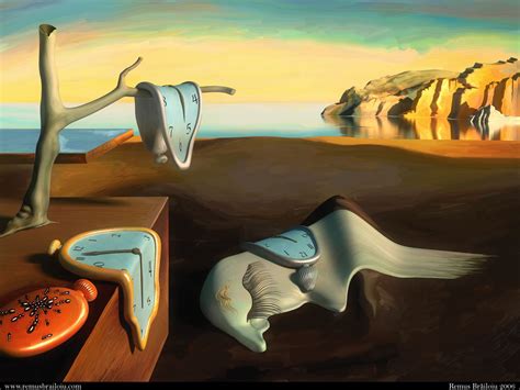 Dali Persistence of Memory | The drooping pocketwatches possibly suggest the irrelevance of time ...