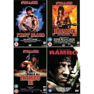 Buy Rambo Complete DVD Collection: First Blood Rambo 2 Rambo 3 Rambo 4 ...