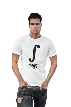 Buy REVAMAN Integrat -Clothes for Mathematics Lover White Round Neck ...