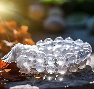 RUDRAKSHA AND GEMSTONE STORE Spatika Mala 108 Beads Original with ...