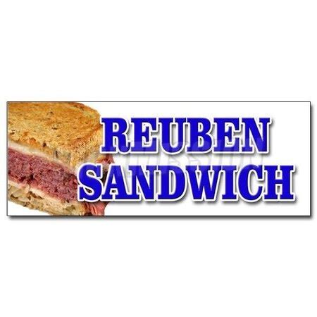 Signmission REUBEN SANDWICH DECAL sticker corn corned beef huge grilled ...