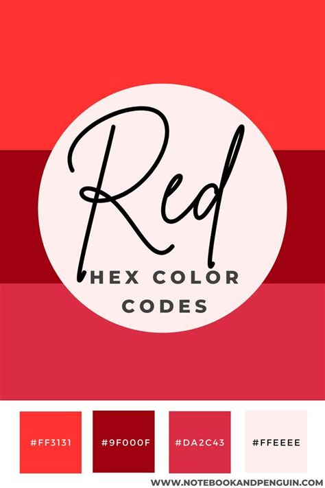 Image result for Red Color Hex Code