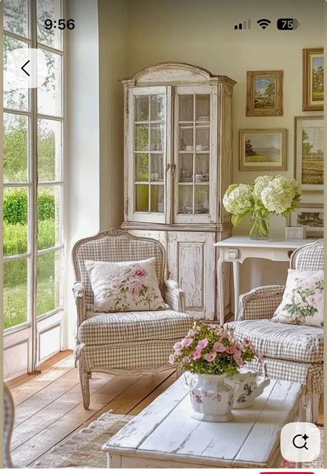 Pin by Valerie Hoover on Cozy livingroom in 2025 | French country ...