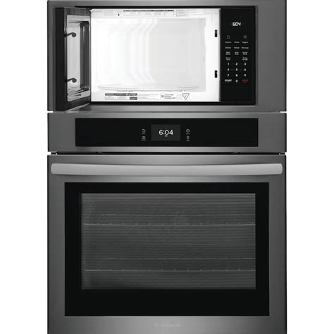 Frigidaire 30-in Self-cleaning Microwave Wall Oven Combo (Black ...