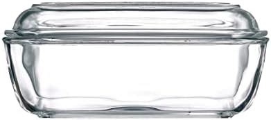 Buy Luminarc Arc International 6.5 Inch Butter Dish with Lid Online at ...