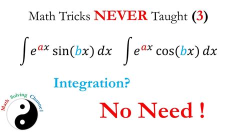 Maths Integrals Tricks 的图像结果